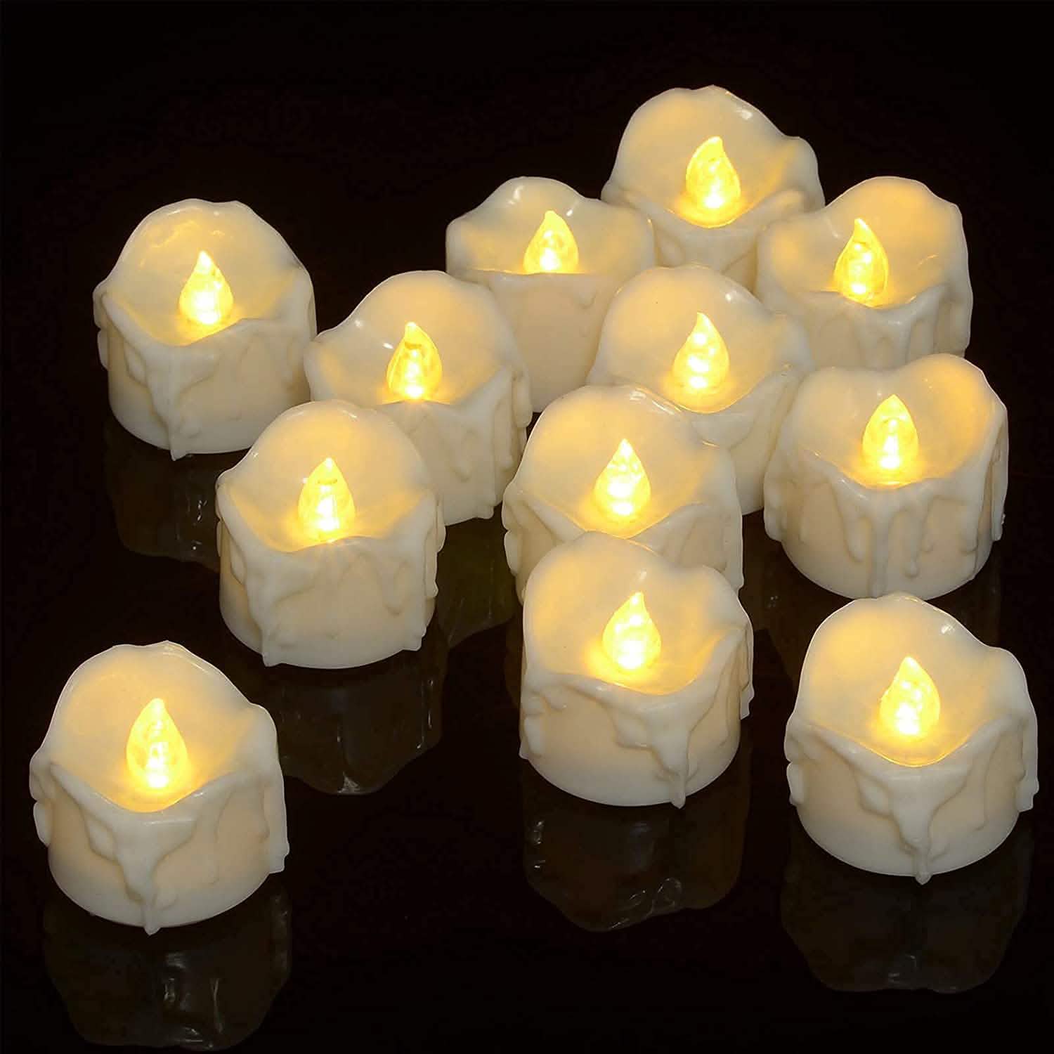 12-Pack LED Timer Candle Decoration