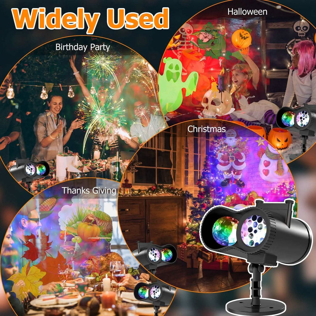 LED Projector Light w/ Timer & 12 Patterns