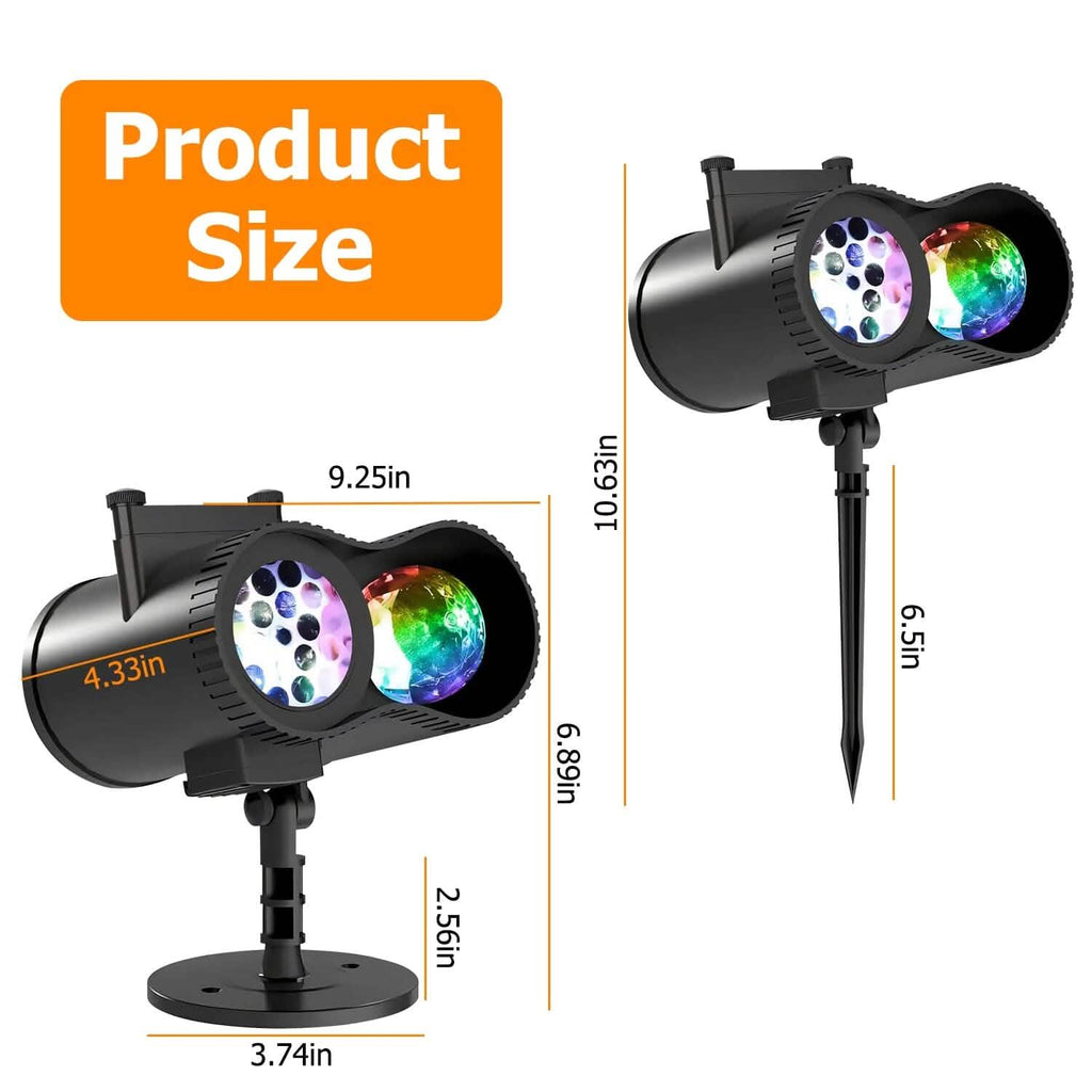 LED Projector Light w/ Timer & 12 Patterns