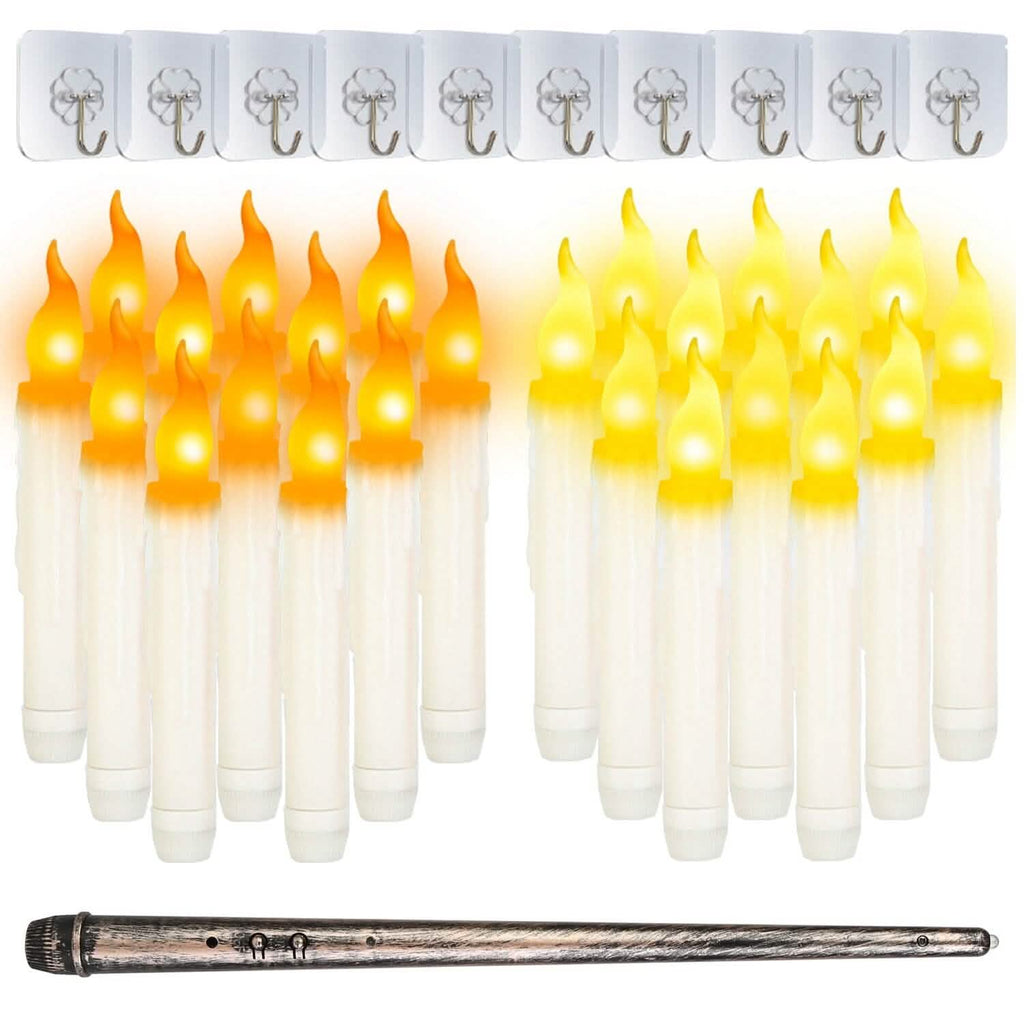 Flameless LED Magic Floating Candles 12-Pieces