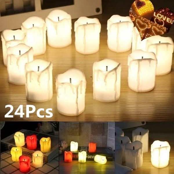 24-Piece LED Flameless Candle