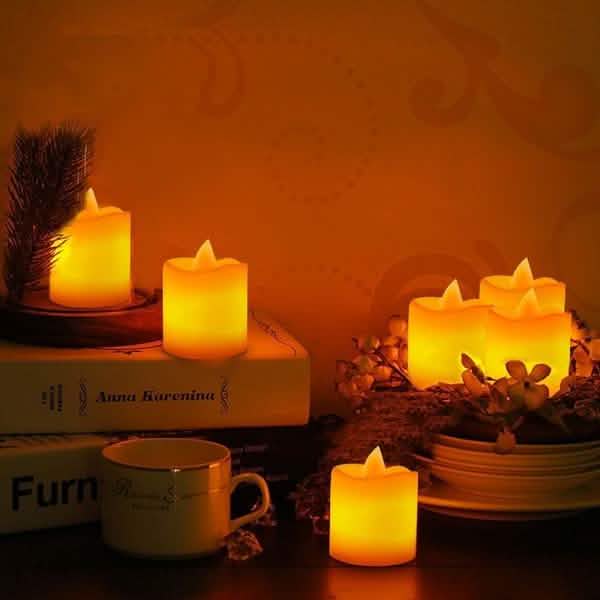 24‑Pack LED Tealight Candles Flameless