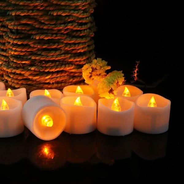 24‑Pack LED Tealight Candles Flameless