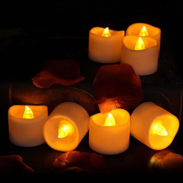 24‑Pack LED Tealight Candles Flameless