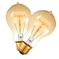 Dimmable Incandescent Spiral Bulbs – 60W (2‑Pack)