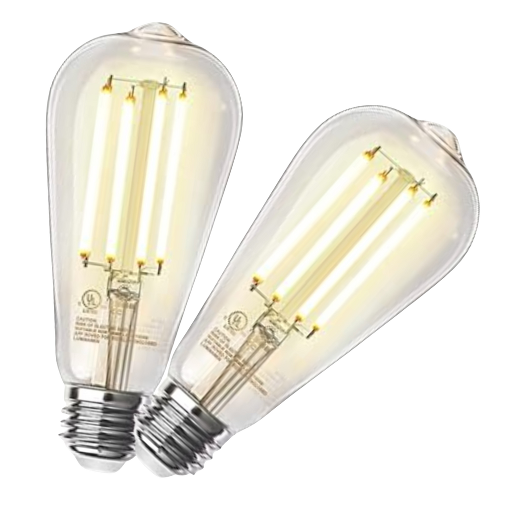 Dimmable Teardrop LED Vintage 60W Eq. - 2 Pack