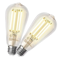 Dimmable Teardrop LED Vintage 60W Eq. - 2 Pack