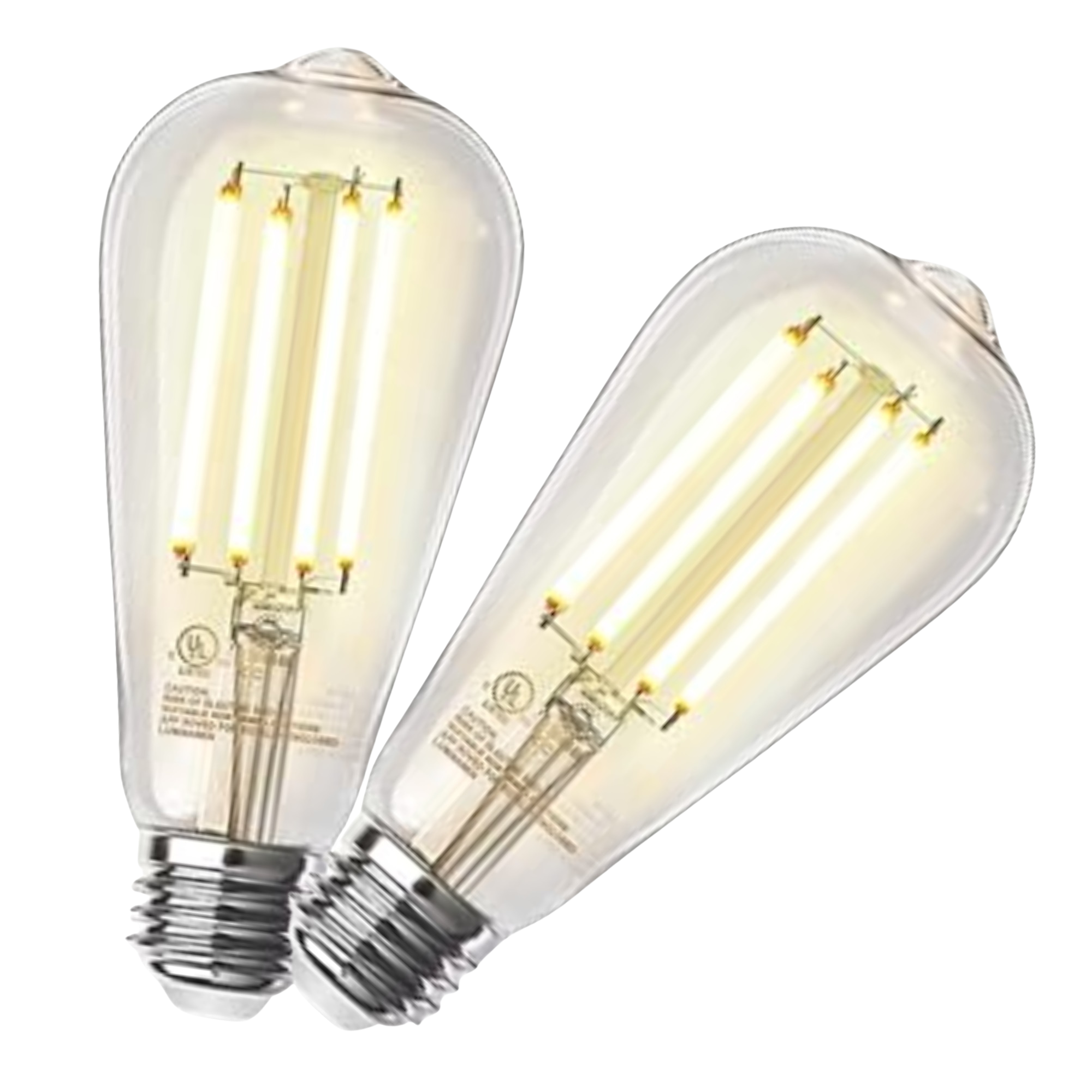 Dimmable Teardrop LED Vintage 60W Eq. - 2 Pack