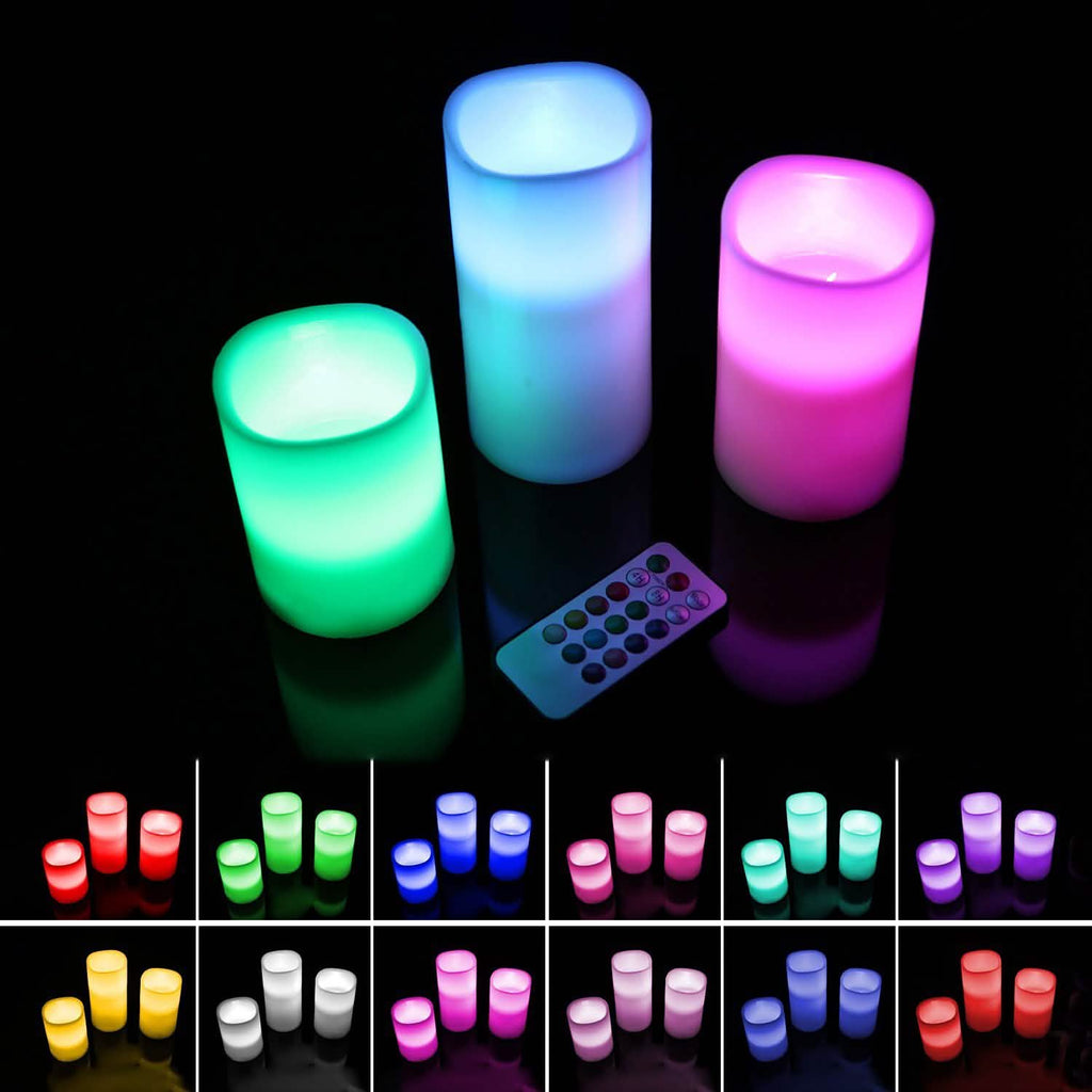 3-Piece Flameless Votive Candles