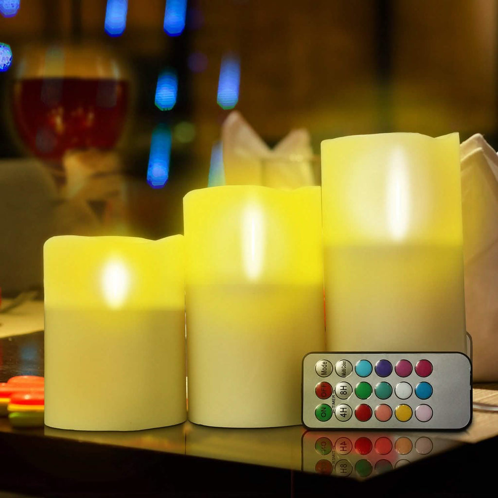 3-Piece Flameless Votive Candles