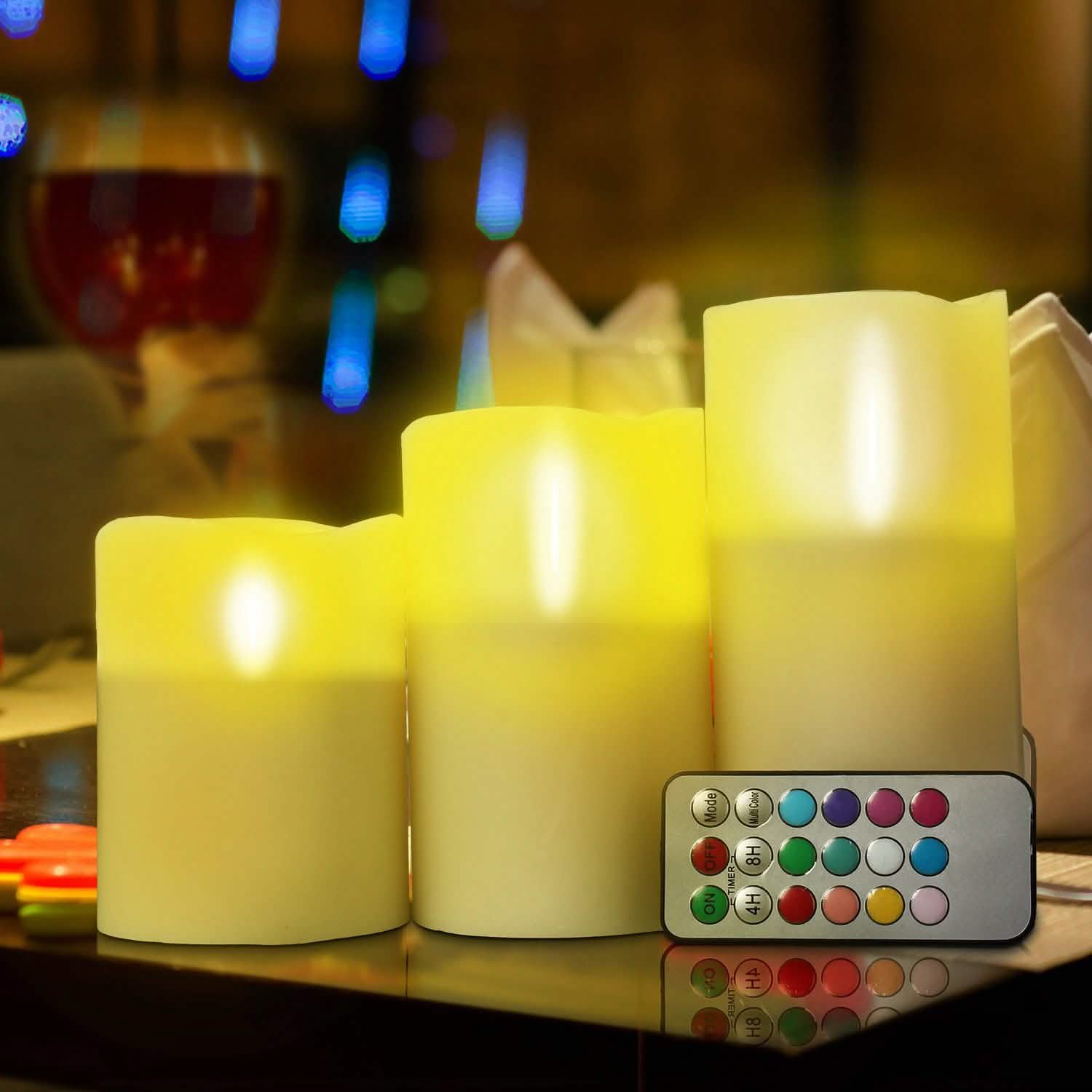 3-Piece Flameless Votive Candles