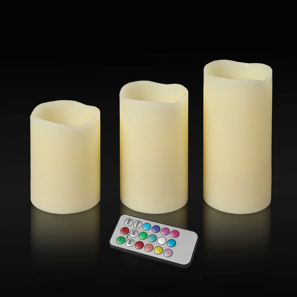 3-Piece Flameless Votive Candles