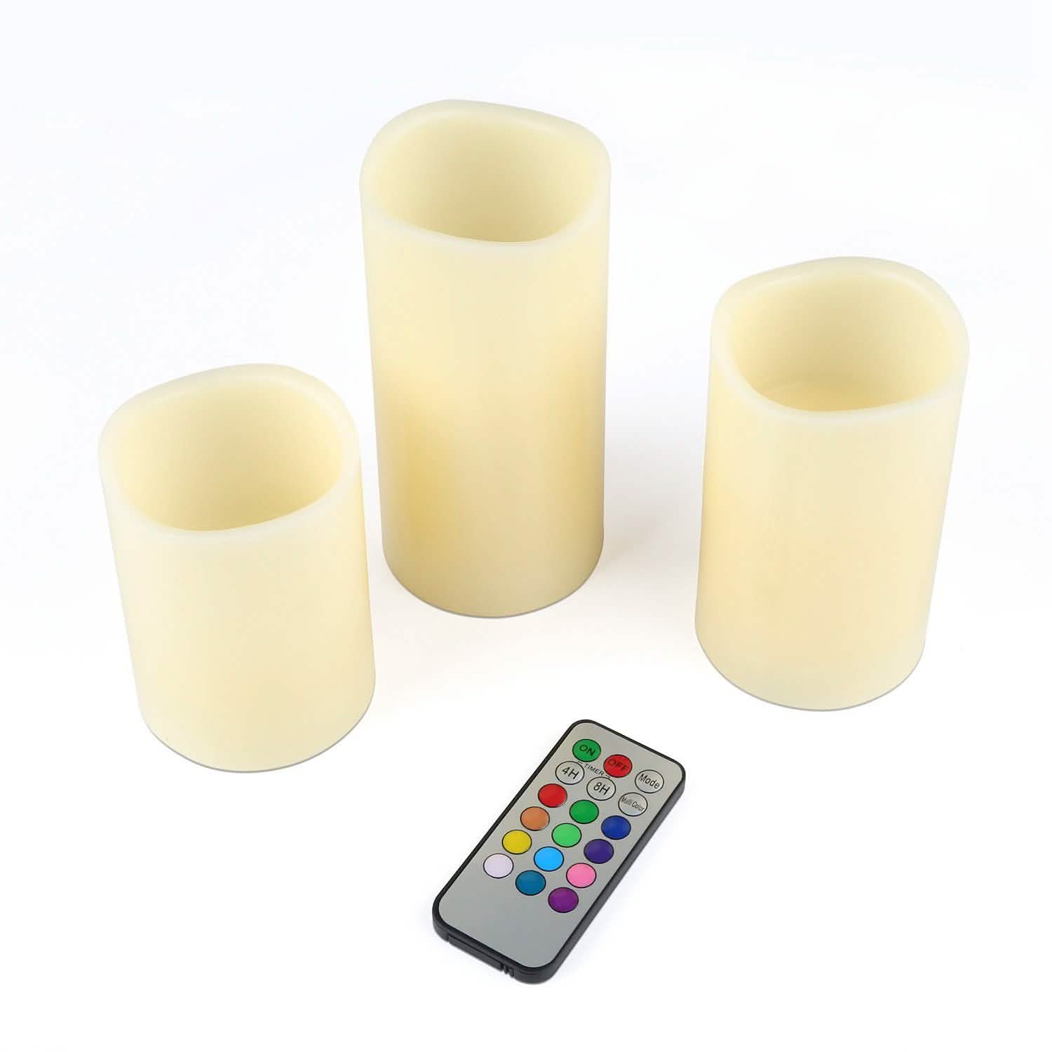 3-Piece Flameless Votive Candles