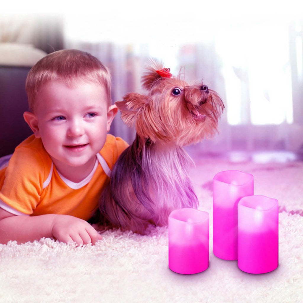3-Piece Flameless Votive Candles