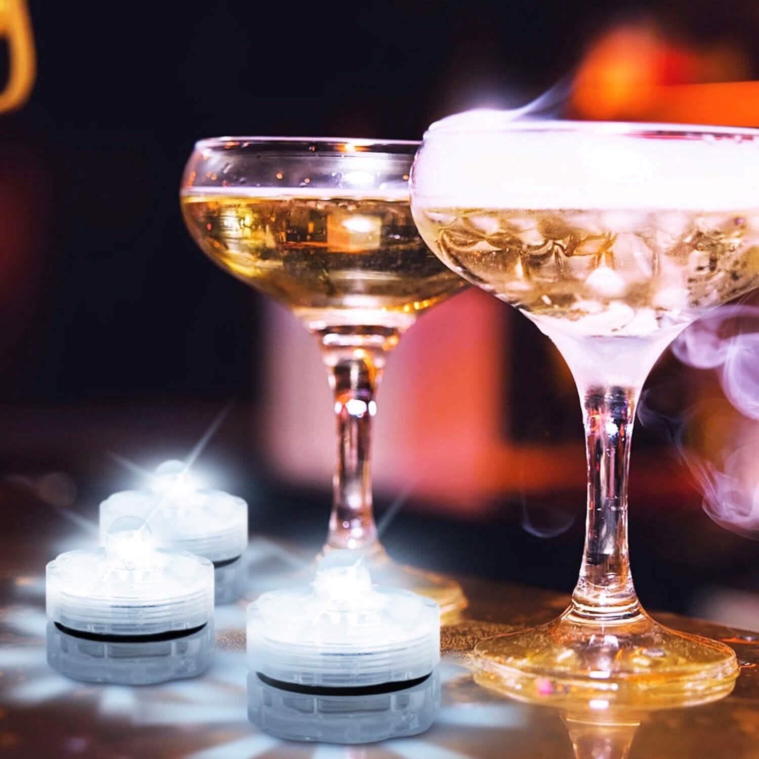 Submersible LED Candle Tea Lights 3‑Pack