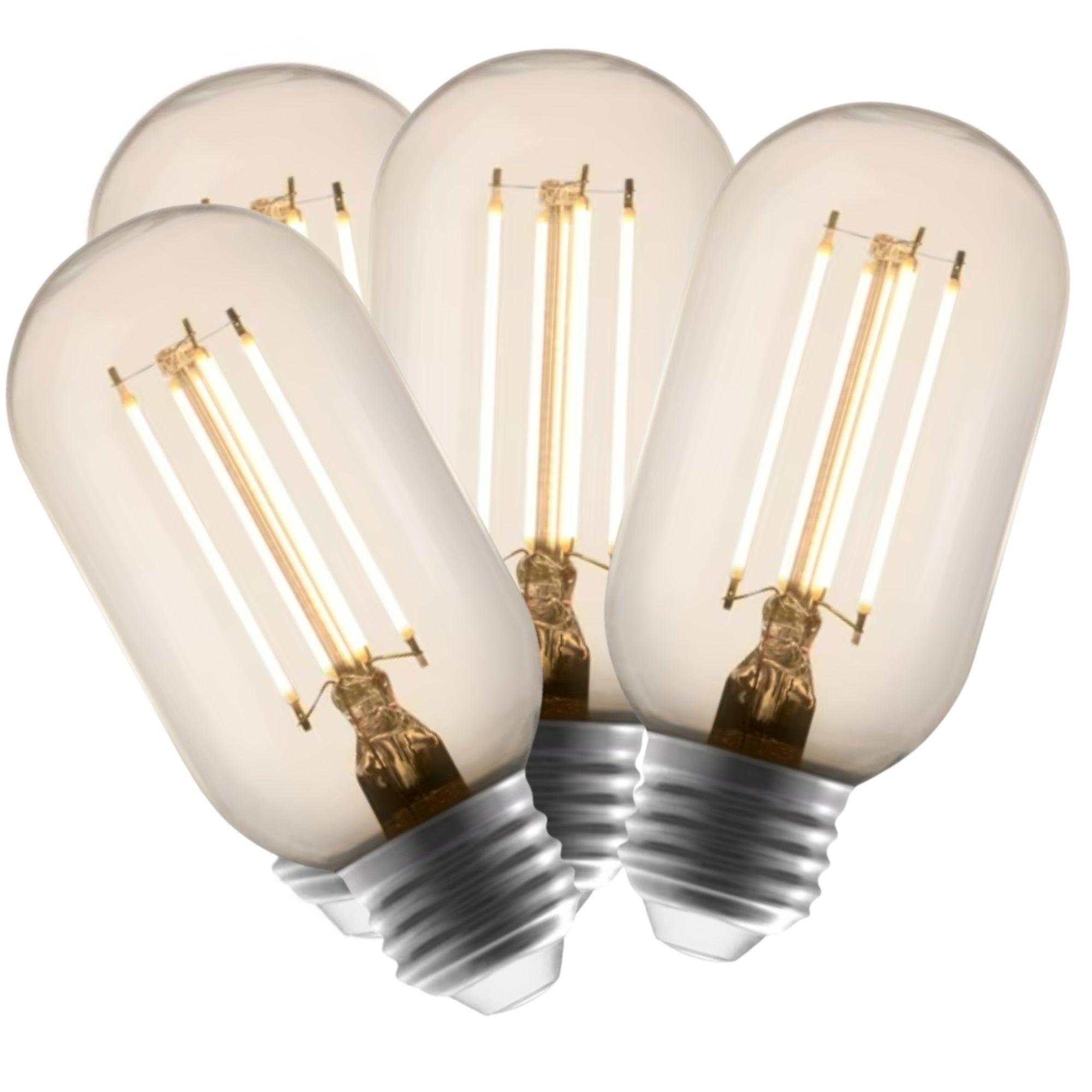 Dimmable LED Vintage Tube 40W Eq. - 4 Pack