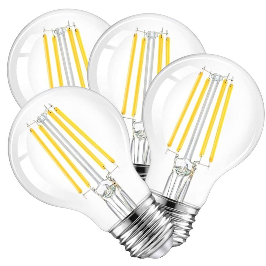 Dimmable LED Clear 60W Eq. A19 - 4 Pack