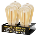 Dimmable Teardrop Incandescent 60W -4 Pack