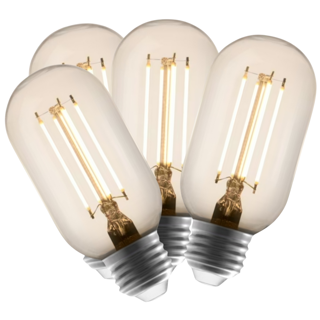 Dimmable LED Vintage Tube 40W Eq. - 4 Pack