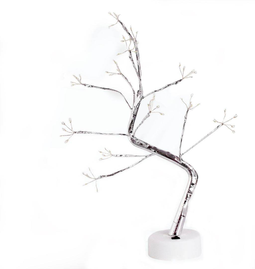 Warm White 60LED Battery Tree Lights