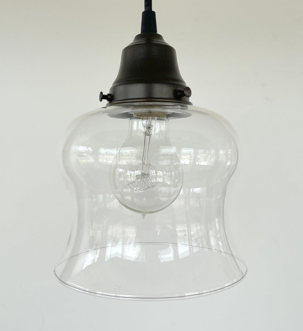 Bell Clear Glass Pendant Light