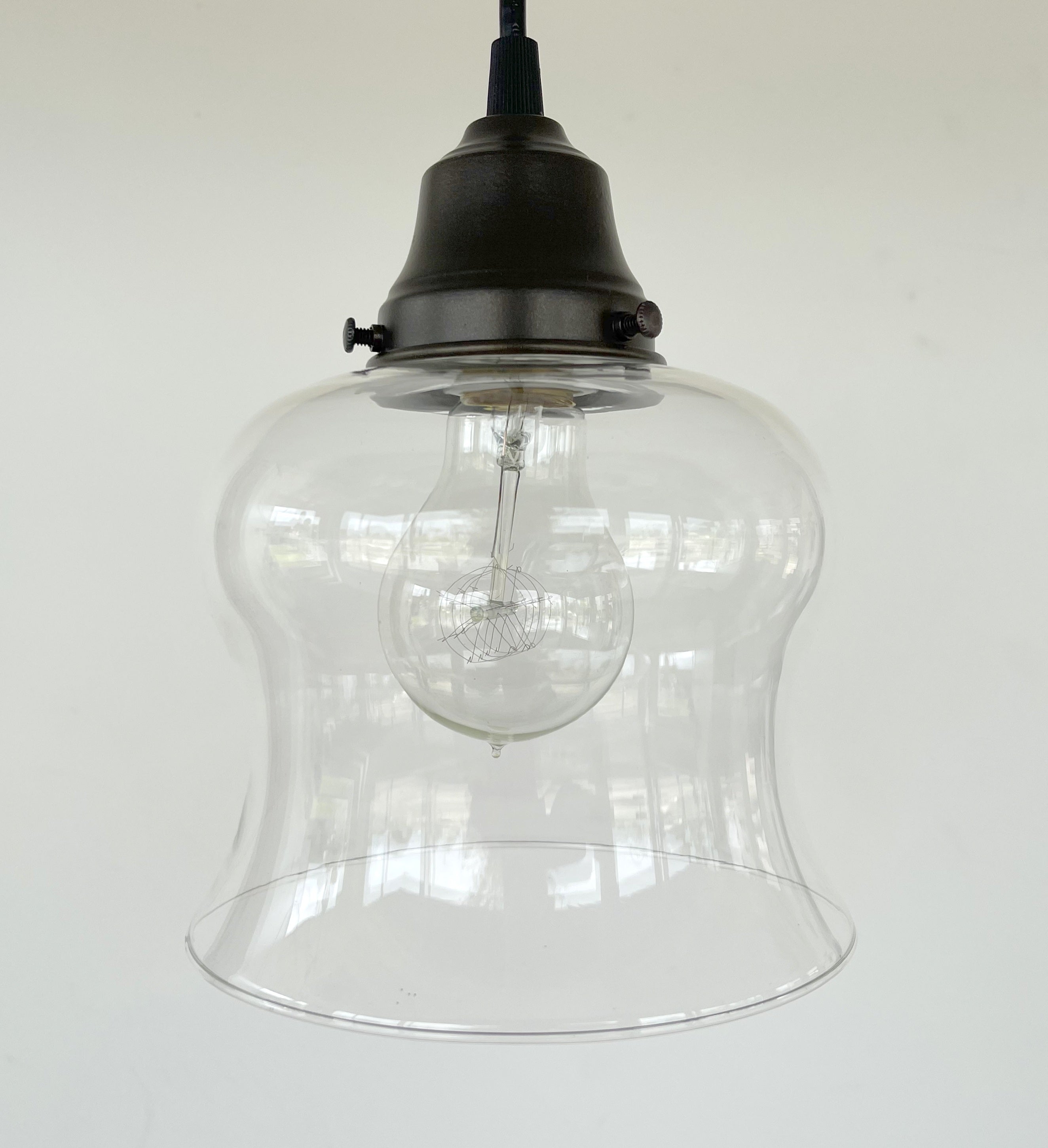 Bell Clear Glass Pendant Light