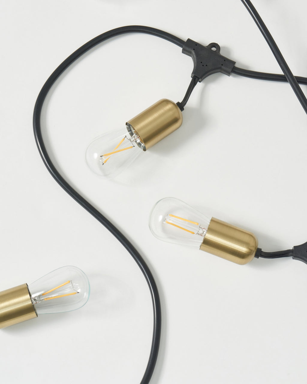 Glow Outdoor Heavy Duty String Lights Plug‑In