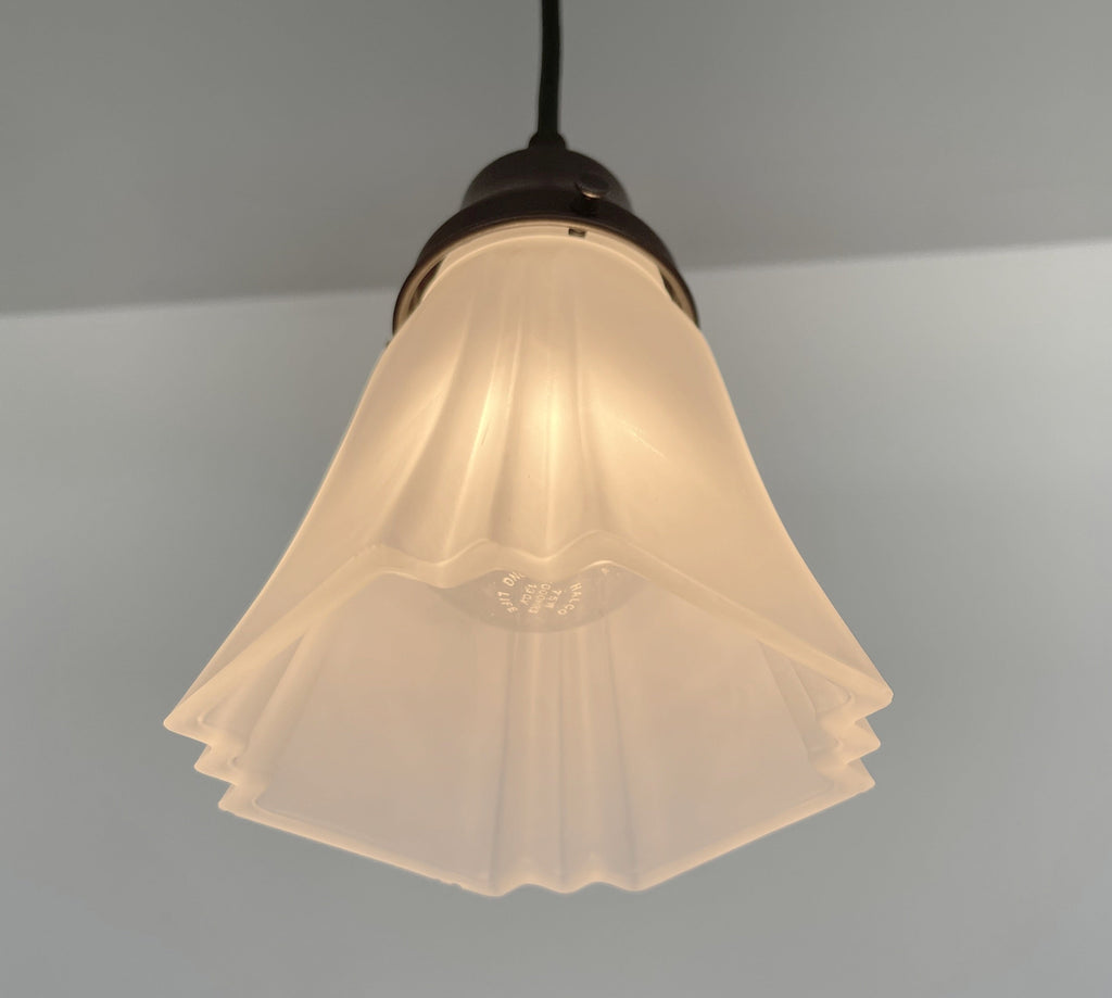 Modern Frost Square Pendant Light