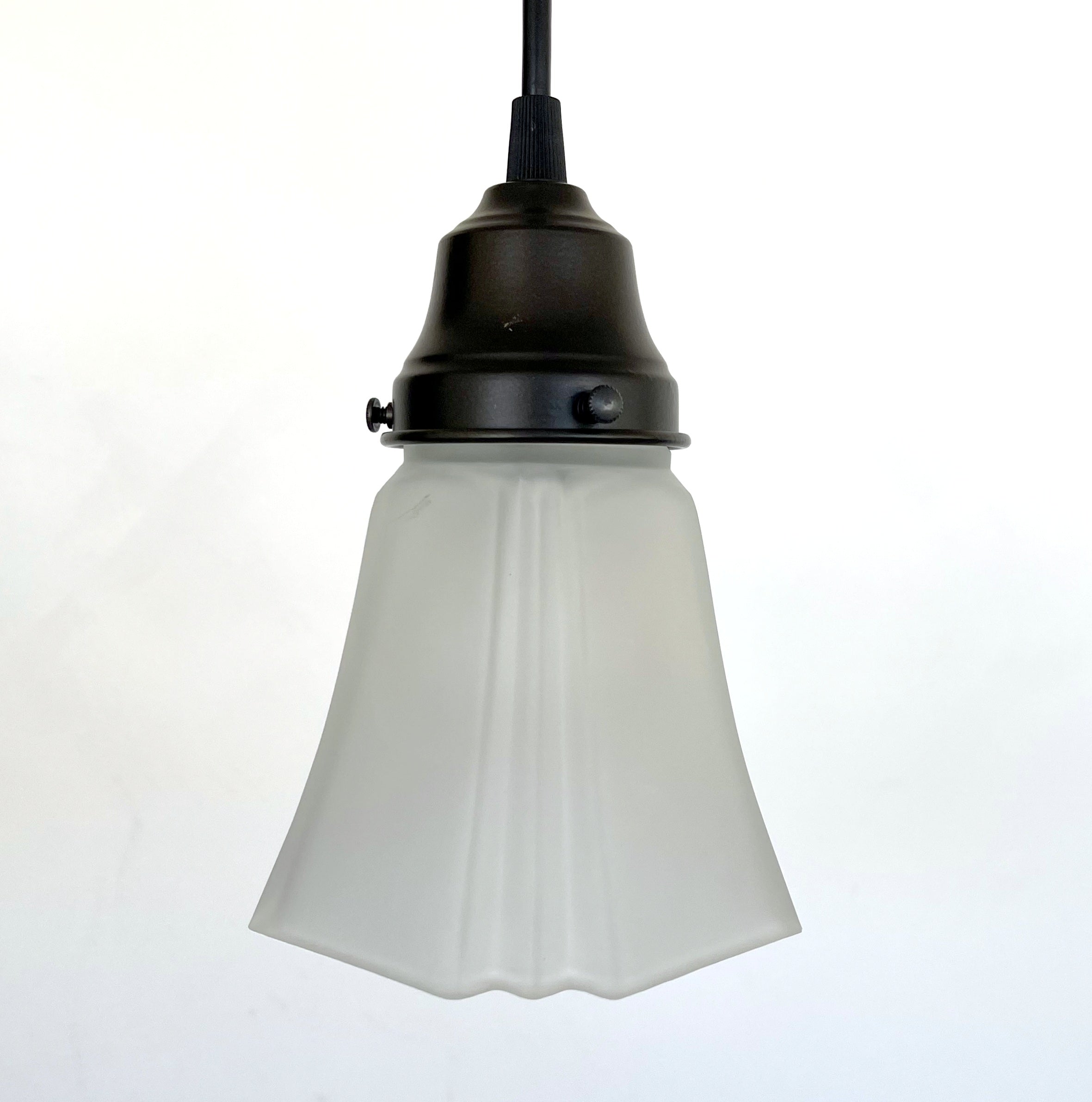 Modern Frost Square Pendant Light