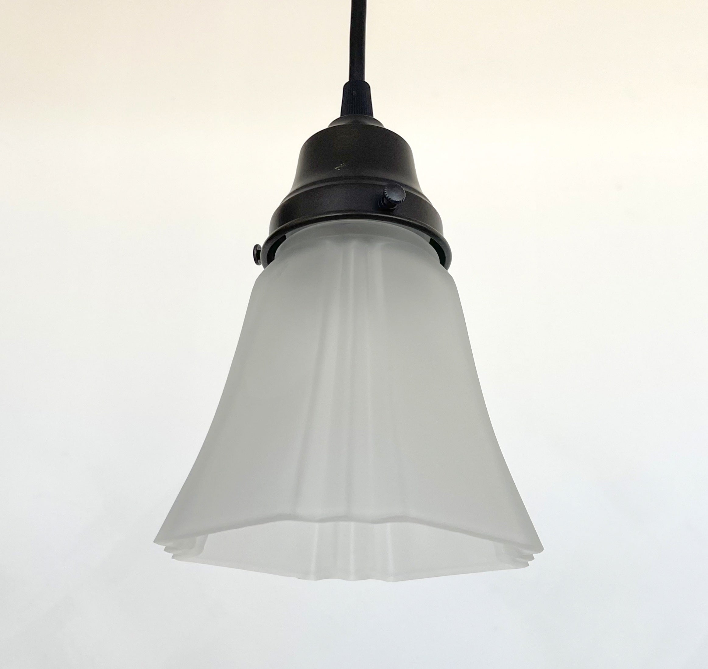 Modern Frost Square Pendant Light