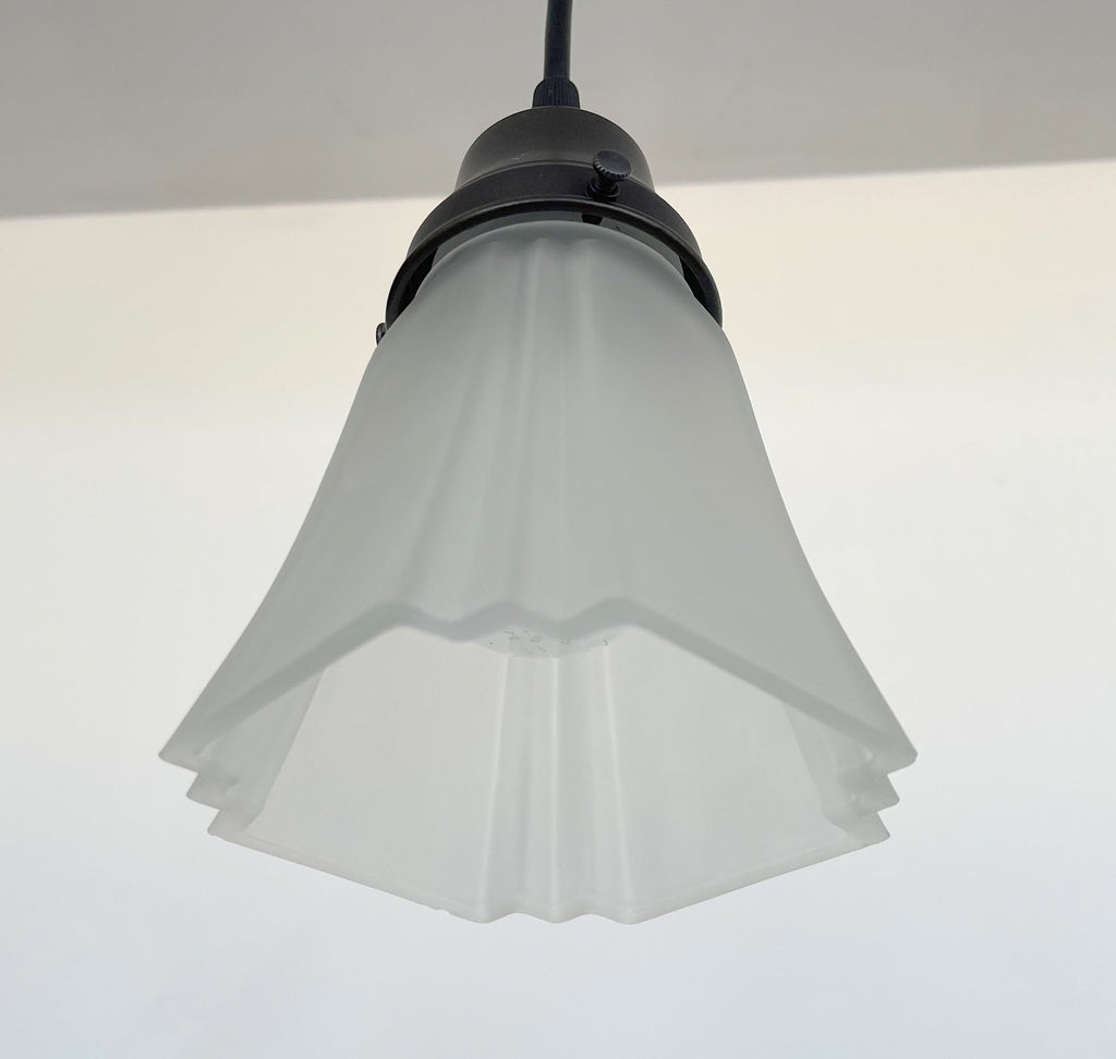 Modern Frost Square Pendant Light