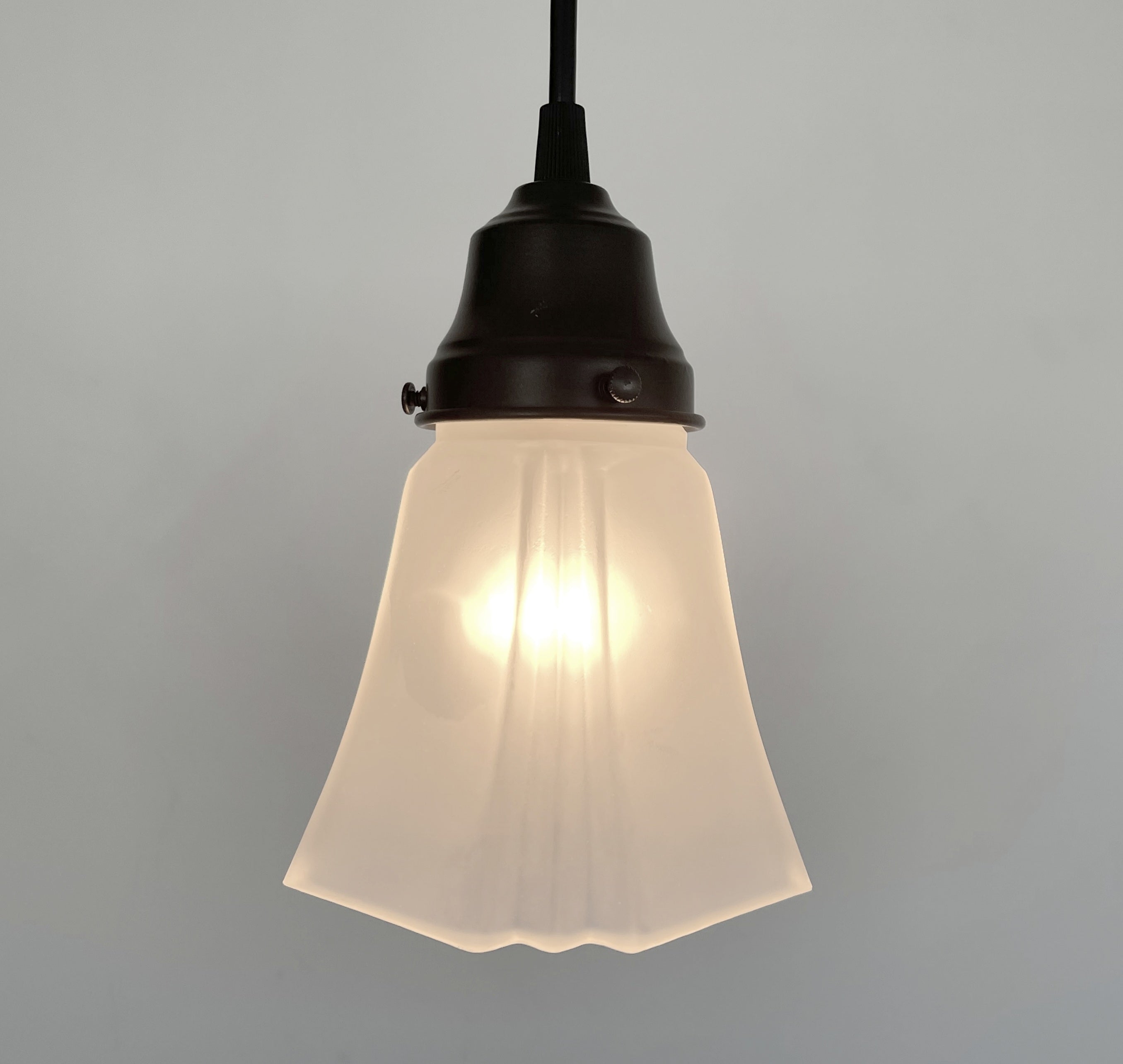 Modern Frost Square Pendant Light