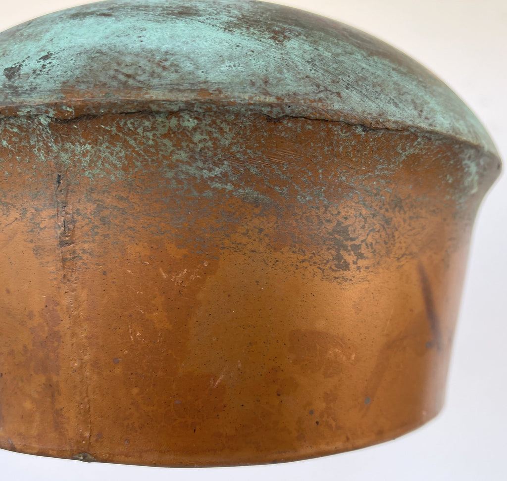 Copper Farmhouse Pendant Light 8.5in