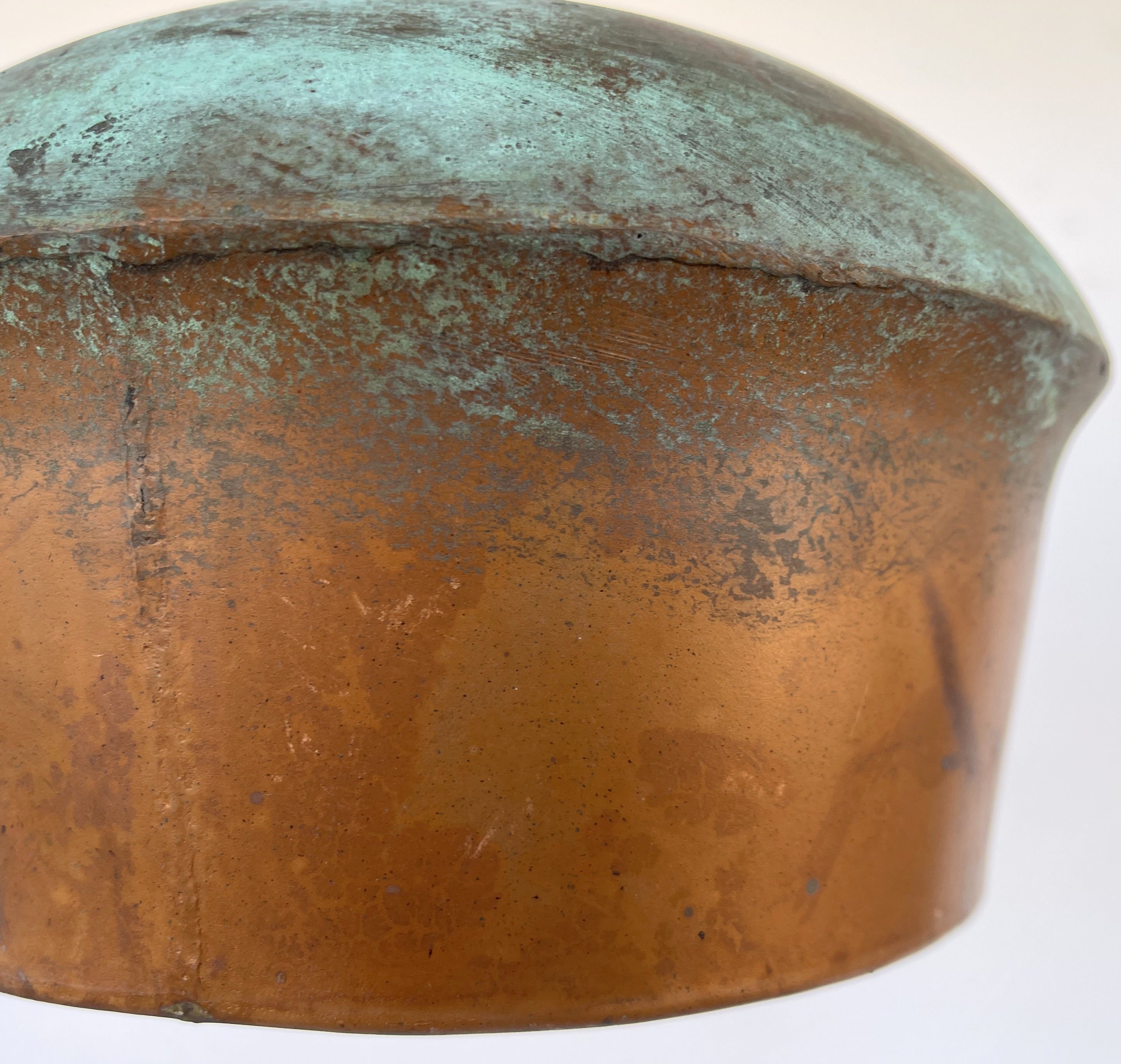 Copper Farmhouse Pendant Light 8.5in