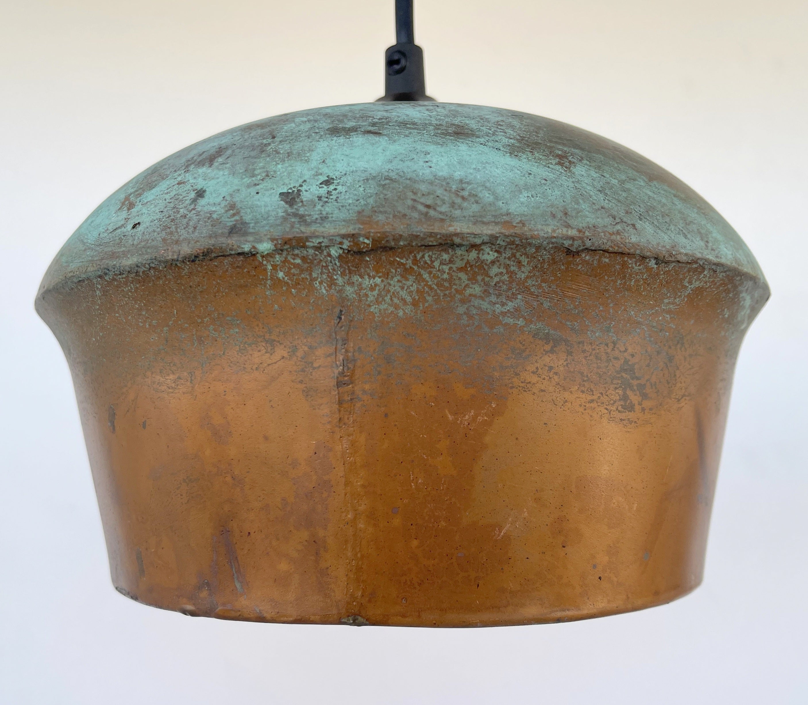 Copper Farmhouse Pendant Light 8.5in