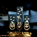 Jack‑O‑Lantern Solar Steel Tube Lights