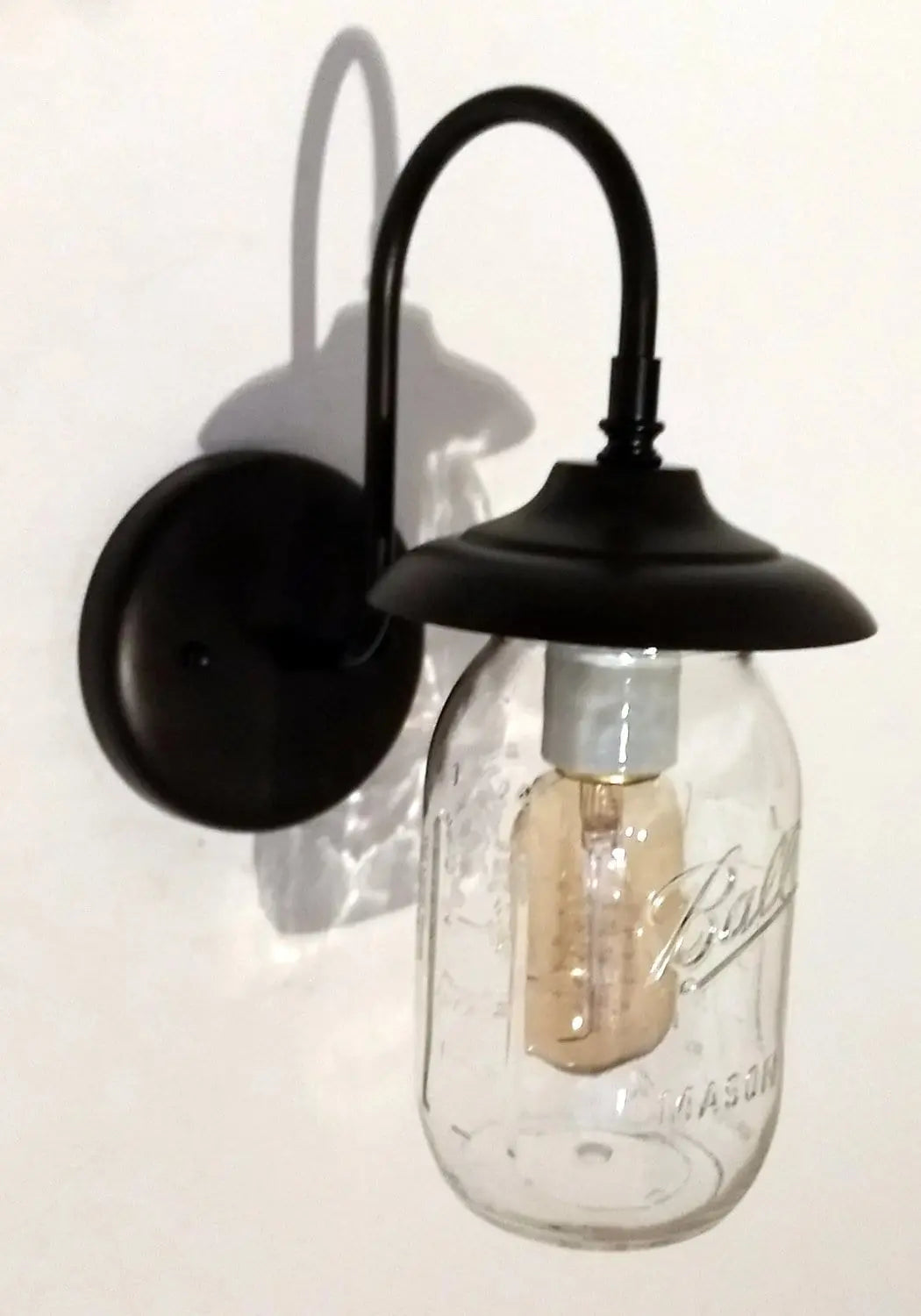 Mason Jar Outdoor Porch Sconce