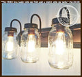 Mason Jar Bathroom Vanity Light