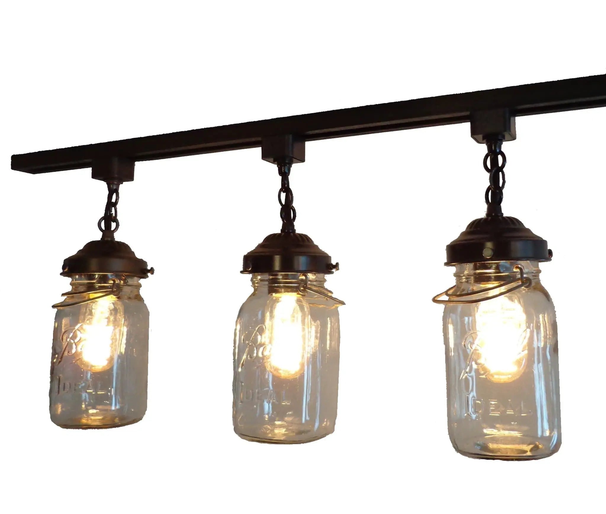 Farmhouse Mason Jar Track Fixture