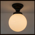 Modern 8in Globe Ceiling Light