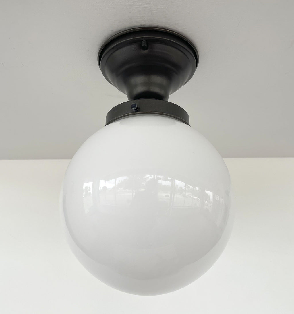 Modern 8in Globe Ceiling Light