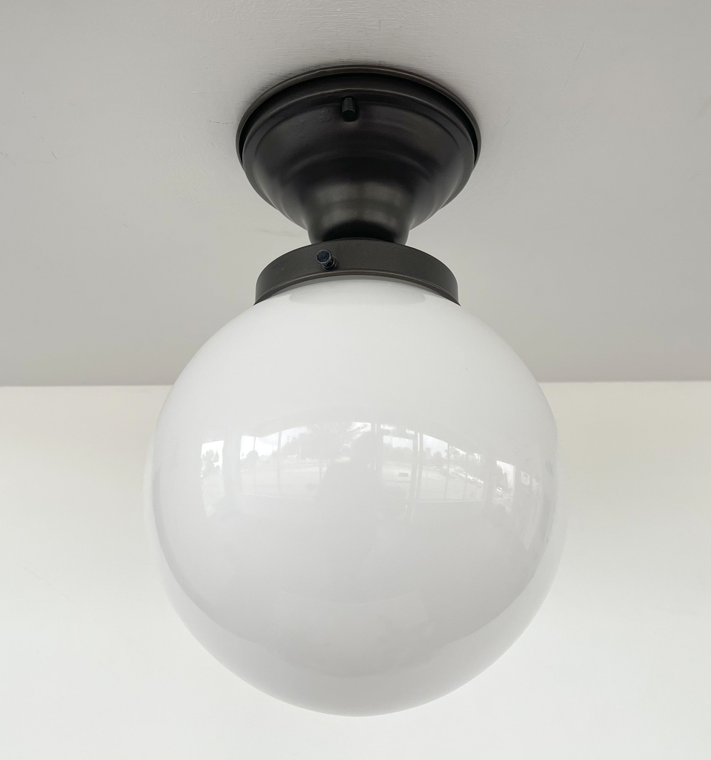 Modern 8in Globe Ceiling Light
