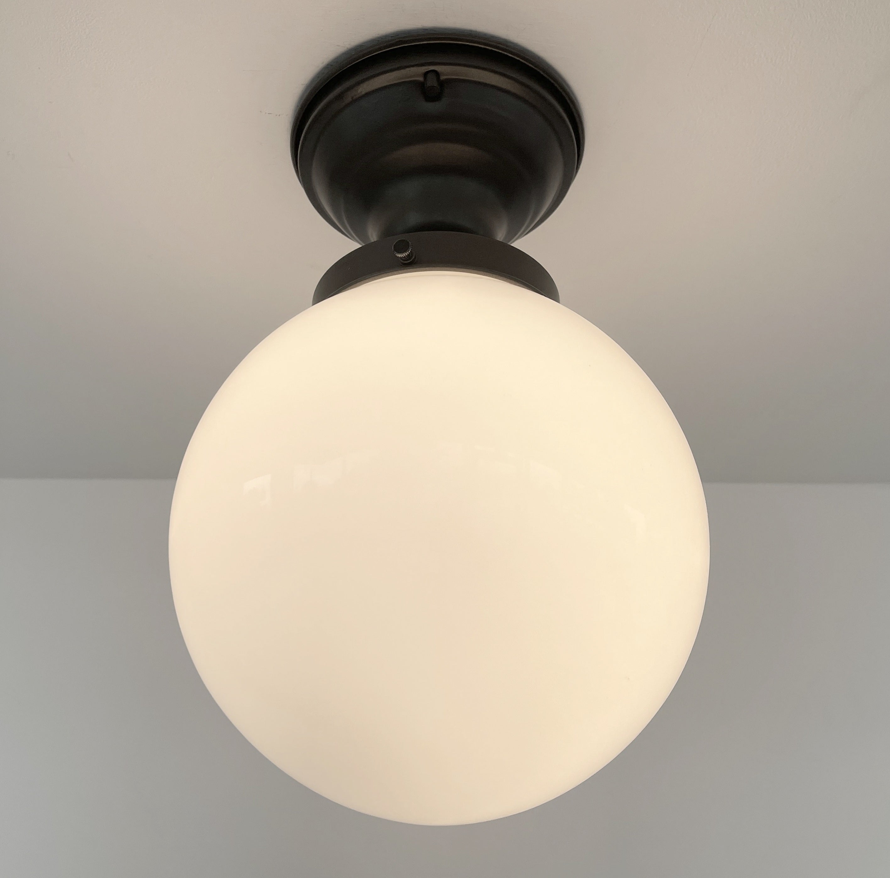 Modern 8in Globe Ceiling Light