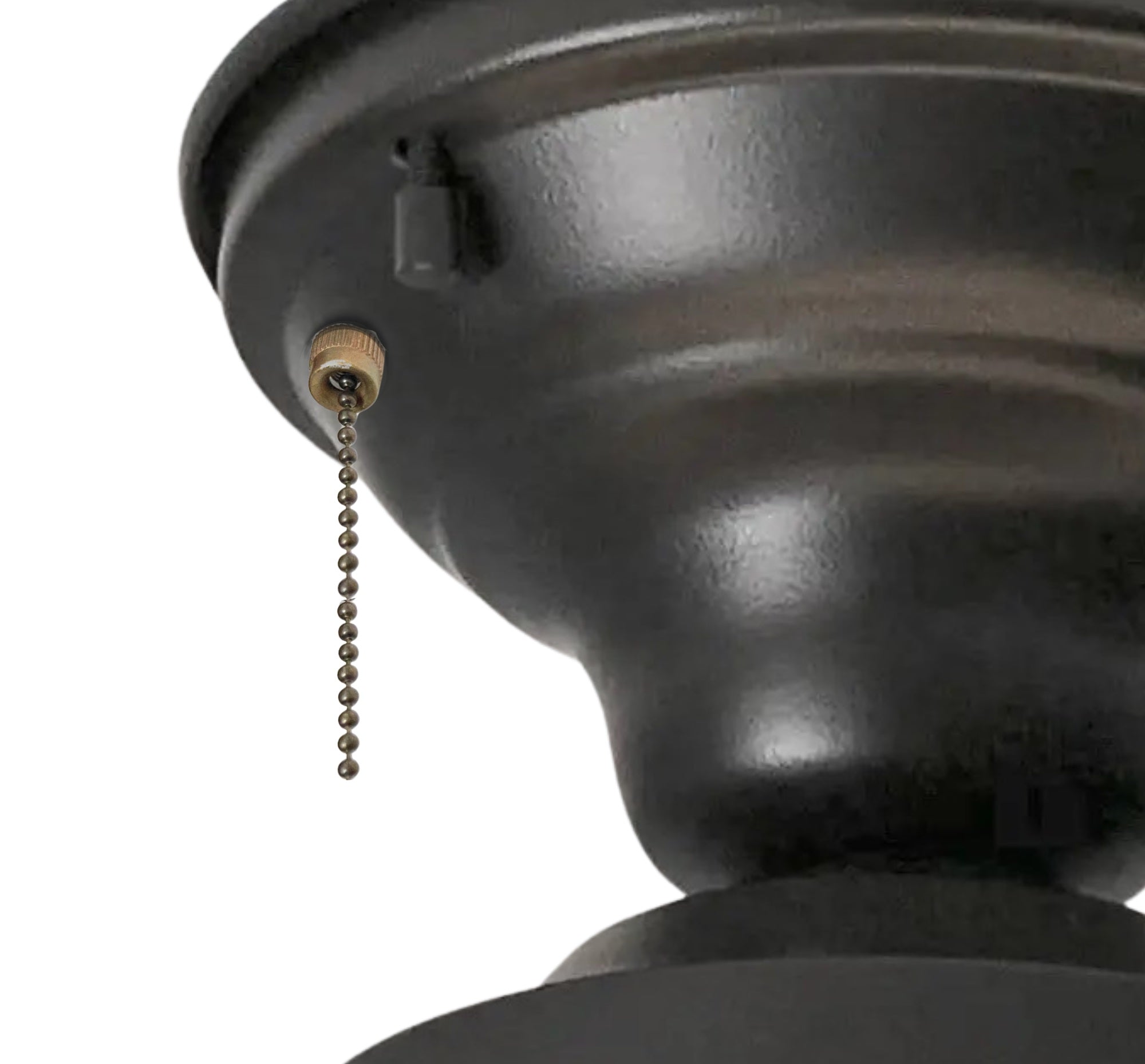 Ceiling Pull Chain Switch - No Wall Switch Needed