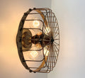 Rustic Industrial Wall Light Fixture-4 light