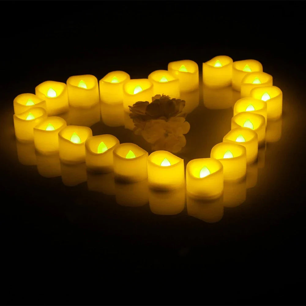 Flickering Ivory LED Flameless Tealight