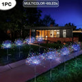 LED Solar Fireworks Outdoor Garden Lights