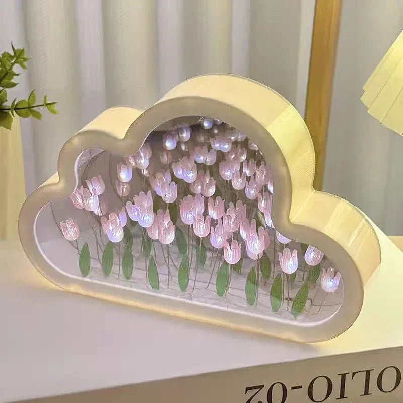Tulip Cloud Handmade Romantic Night Light