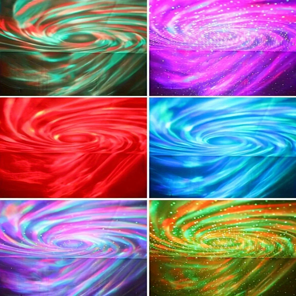 LED Galaxy Projector Night Light USB Rechargeable