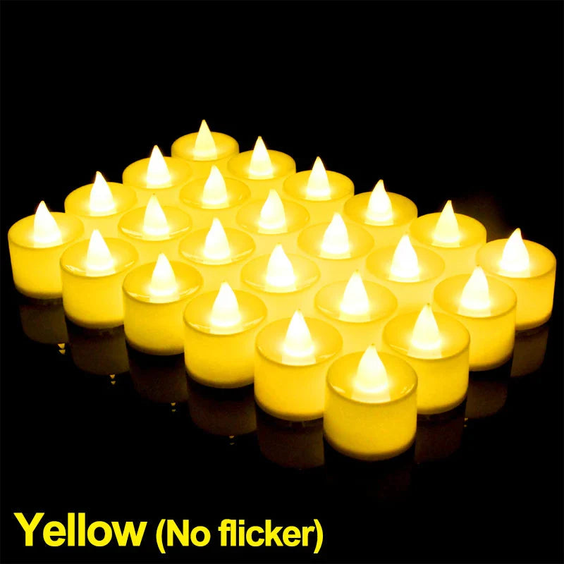 Battery‑Powered LED Tea Lights Safe & Reusable